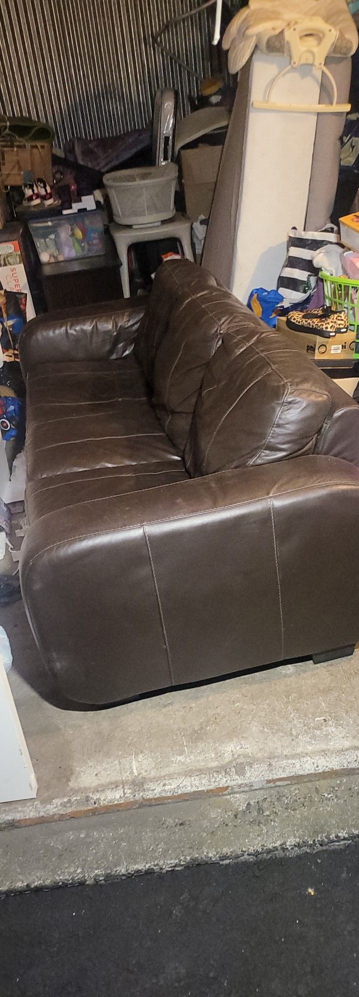Leather Couch