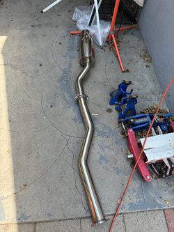 350z Single exhaust