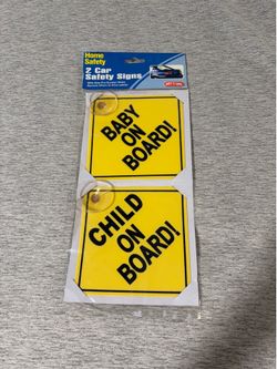 Baby car sign