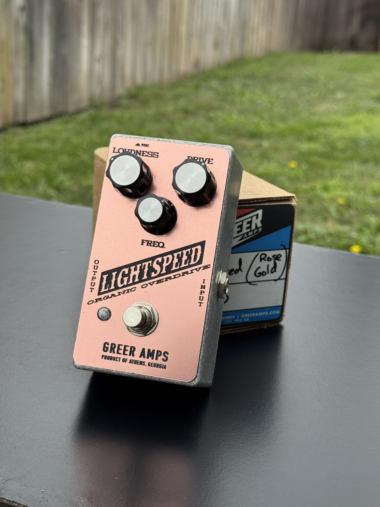 Greer Lightspeed Overdrive Guitar Pedal
