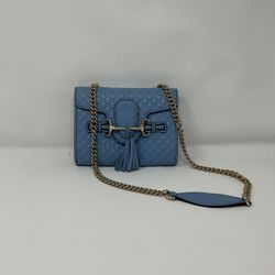  Blue Mircoguccissma Leather Mini Bag 