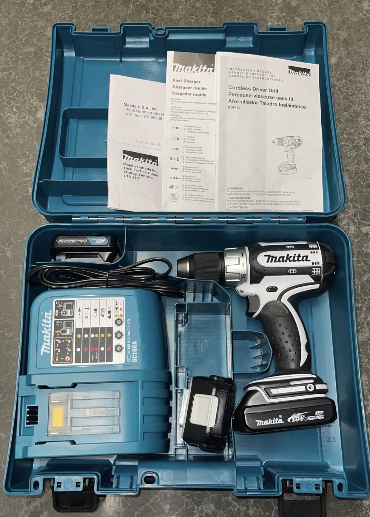 Lithium Ion Bdf452 Makita Makita 18 Volt Compact Lithium Ion