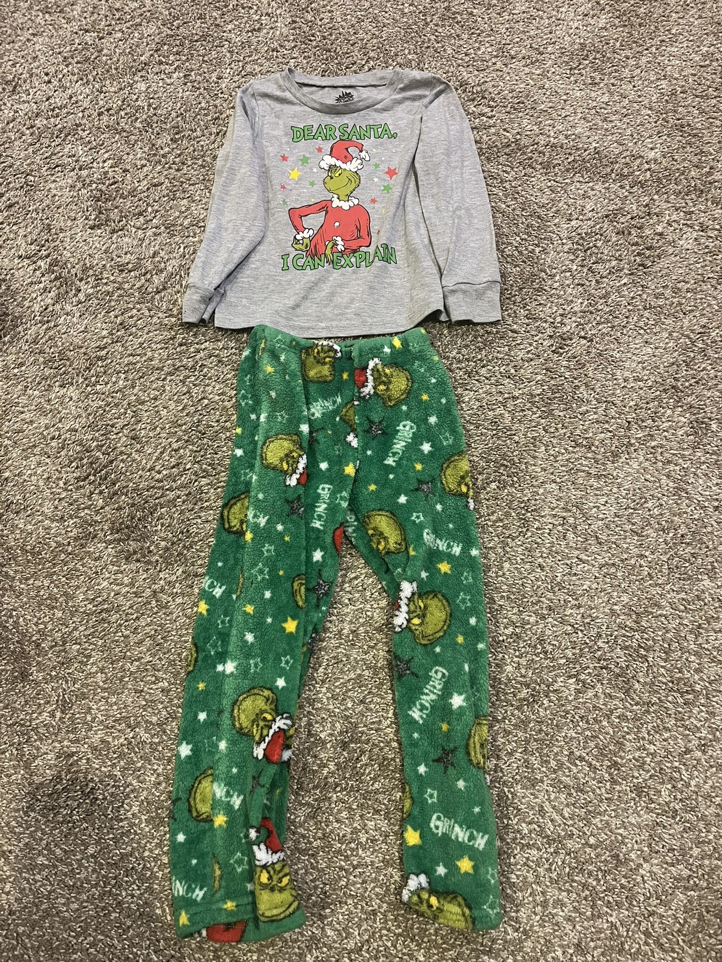 Kids Christmas Grinch Pajamas