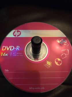 HP DVD-R 16x 4.7 GB Data 120 min Video 35 Count