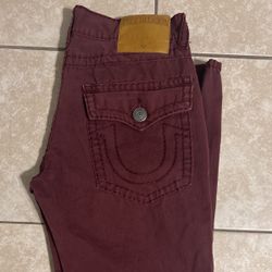 Red True Religion Jeans (Size 38)