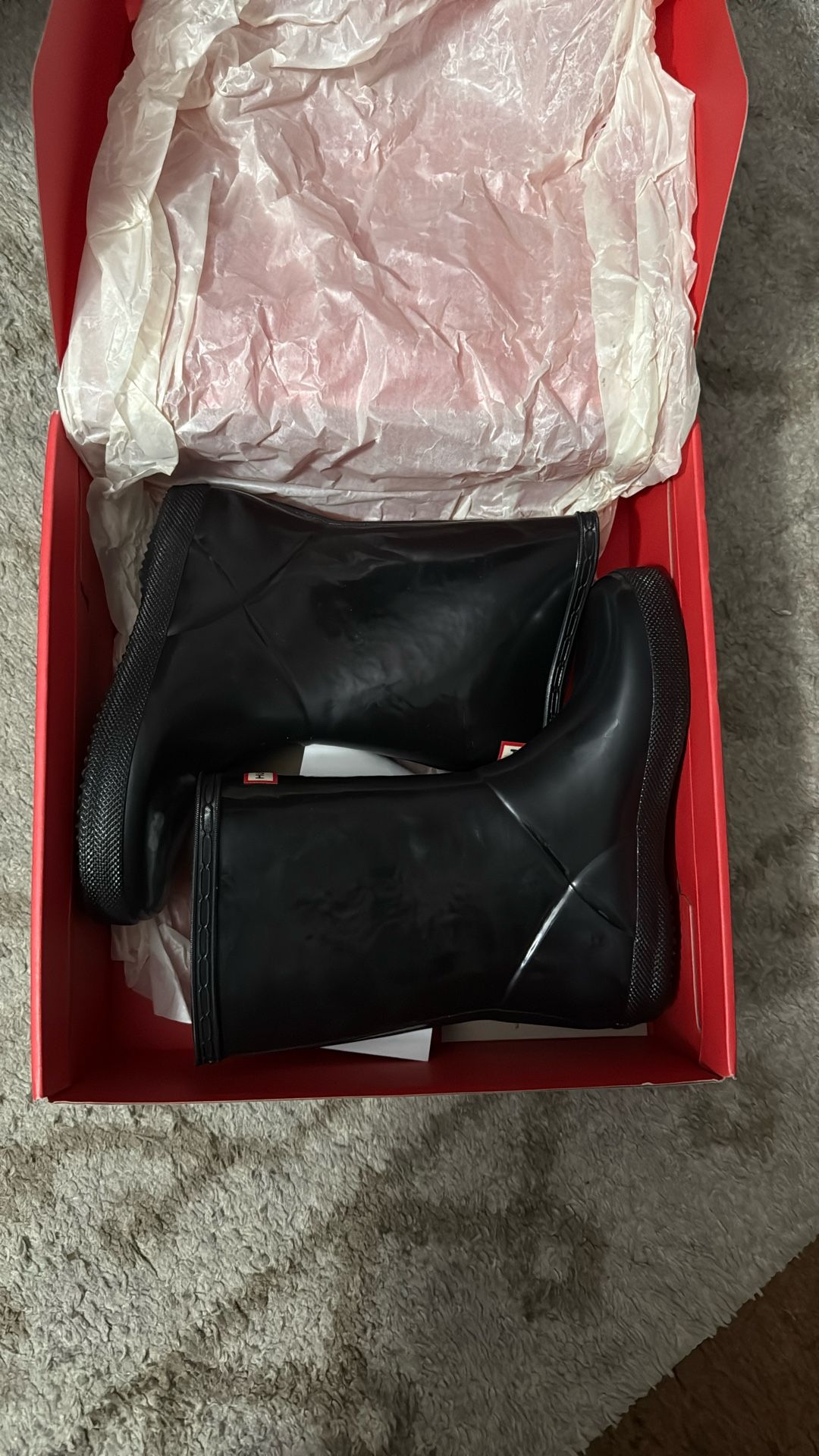 Hunter Original Kids Rain Boots Size 14kids
