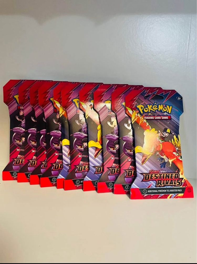 Pokemon Destined Rivals Booster Packs