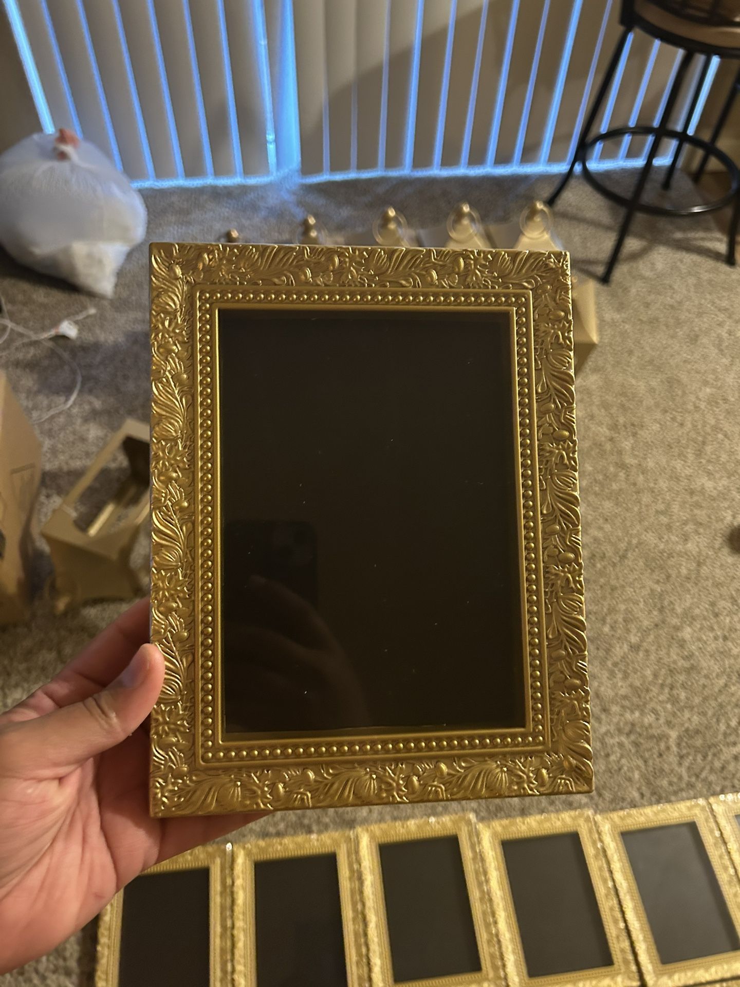 12 Brand New Gold Chalk Board Frames 