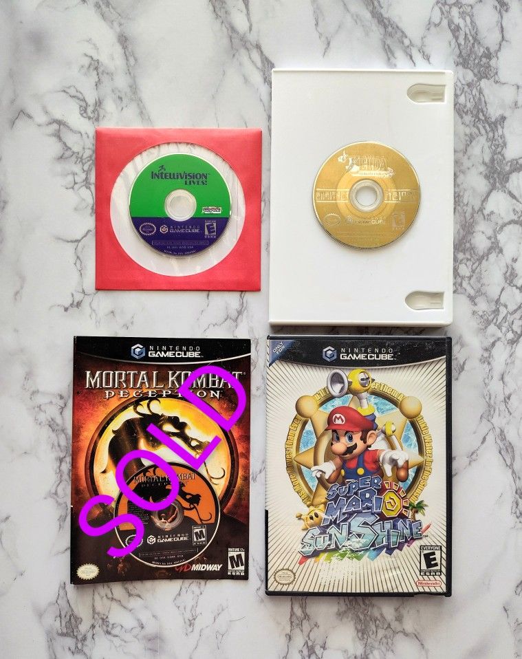 Nintendo GameCube Games Mario, Zelda And More READ DESCRIPTION!!! *WOULD TRADE *