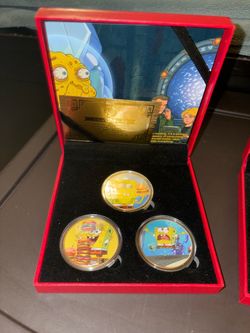 KDC Inc. SpongeBob SquarePants 24K Gold Plated Coin Set