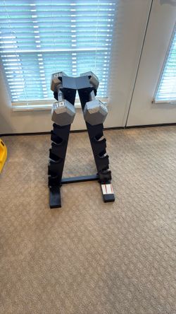 10# Dumbbells With Stand
