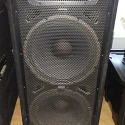 JBL Speakers And Two Amplifiers Good Working Condition