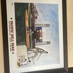 Barry Bonds! Willie Mays! Pacific Bell Park Opening Day! Bonds and Mays Hologram