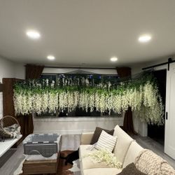 Hanging wisteria (fake)