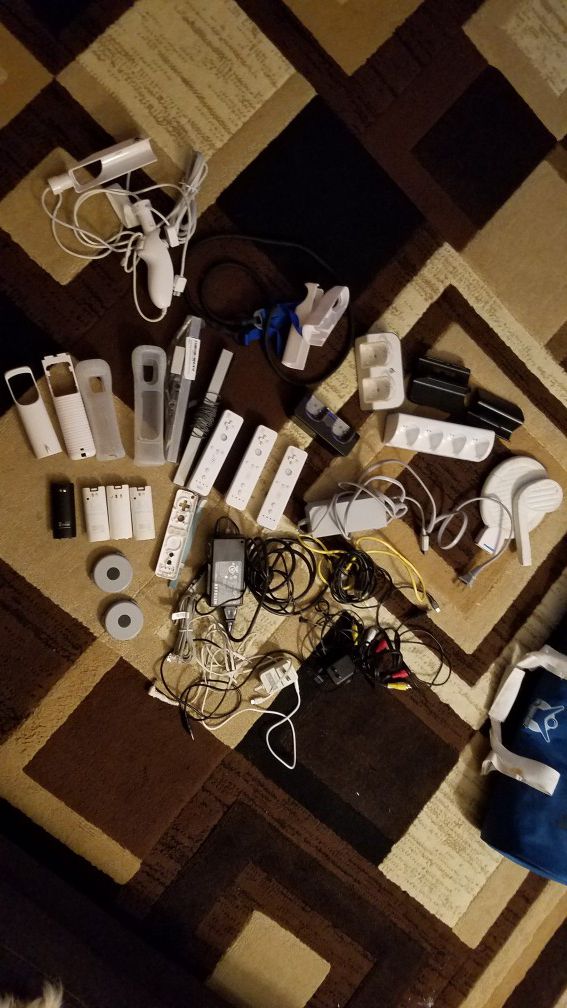 WII CONTROLLERS AND OTHER ITEMS!