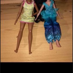 Barbie and Jasmine doll
