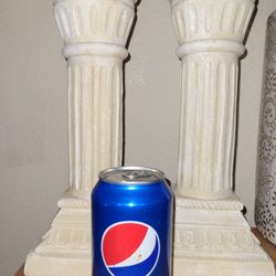 Set 2 Roman 12" Old World Pillars Columns