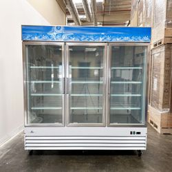 NSF 3 Glass Door Freezer Merchandiser Frozen food SD1.9L3