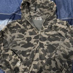 BAPE Black ABC Camo Shark Hoodie