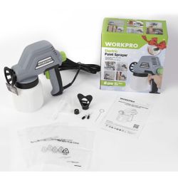 WorkPro 6GPH Electric Paint Sprayer with 0.8mm Nozzle, 120 Volt Brand New