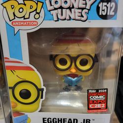 Funko Pop Looney Tunes Egghead Jr. C2E2 Con Exclusive 