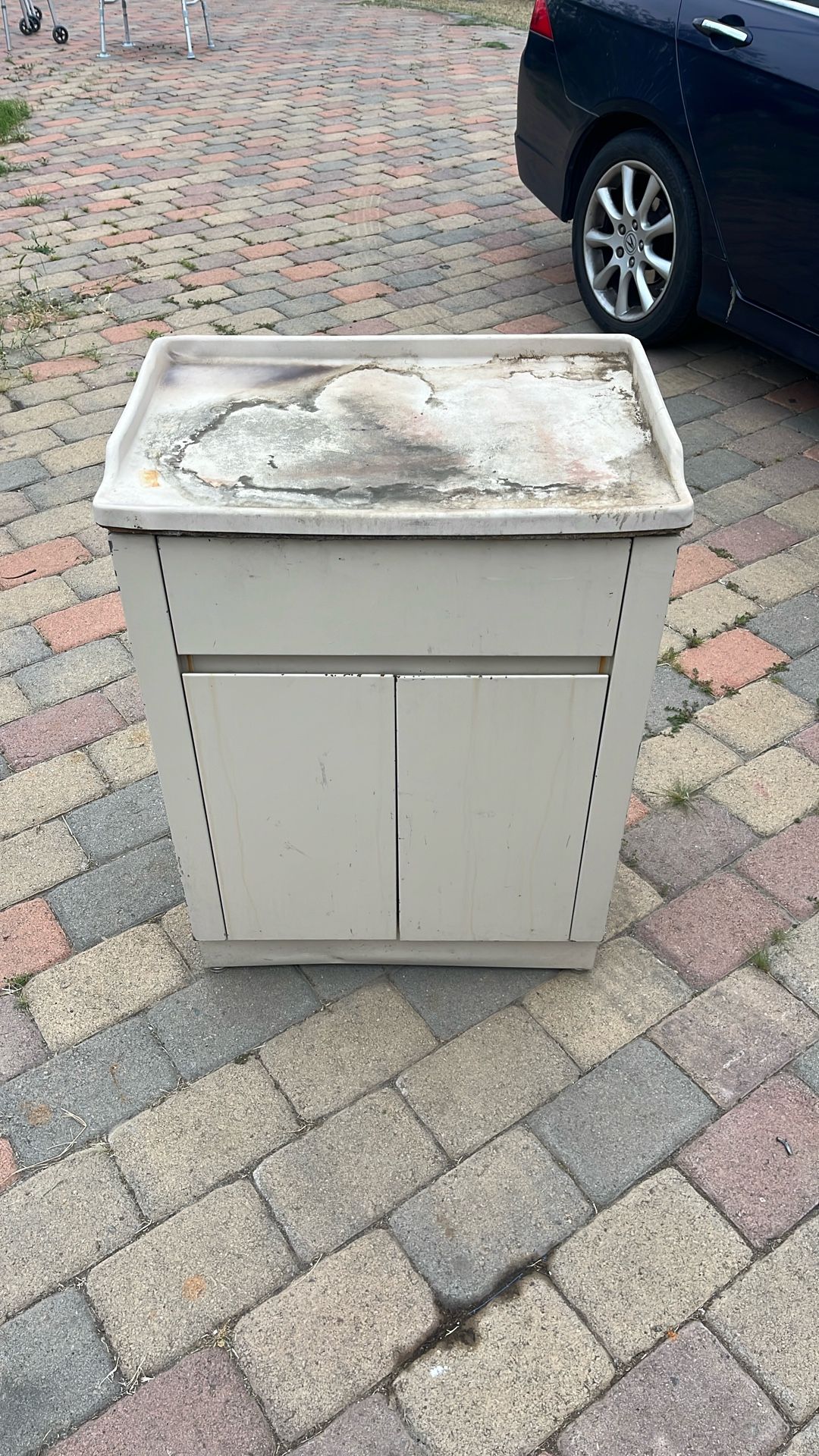 Antique Metal Cabinet
