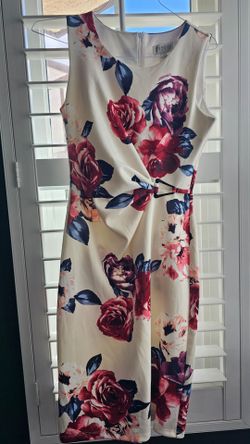 En Focus Studio Floral Sleeveless Dress Size 6