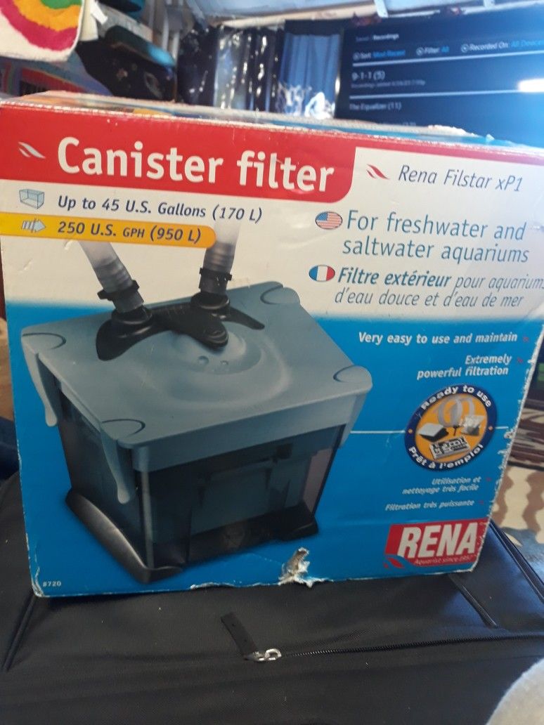 Rena Filstar Xp1 Canister Filter (Brand New)