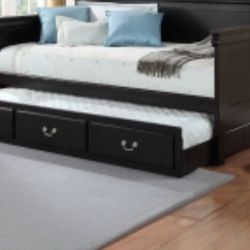 Hide Away Mattress Drawer With Rollers For Hidden Storage 