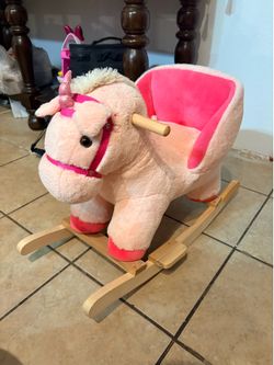 Pink Rocking Horse