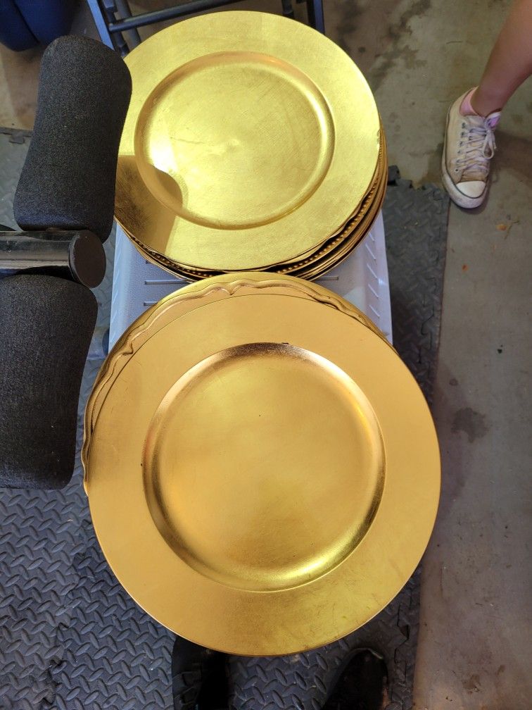 Gold Charger Plates