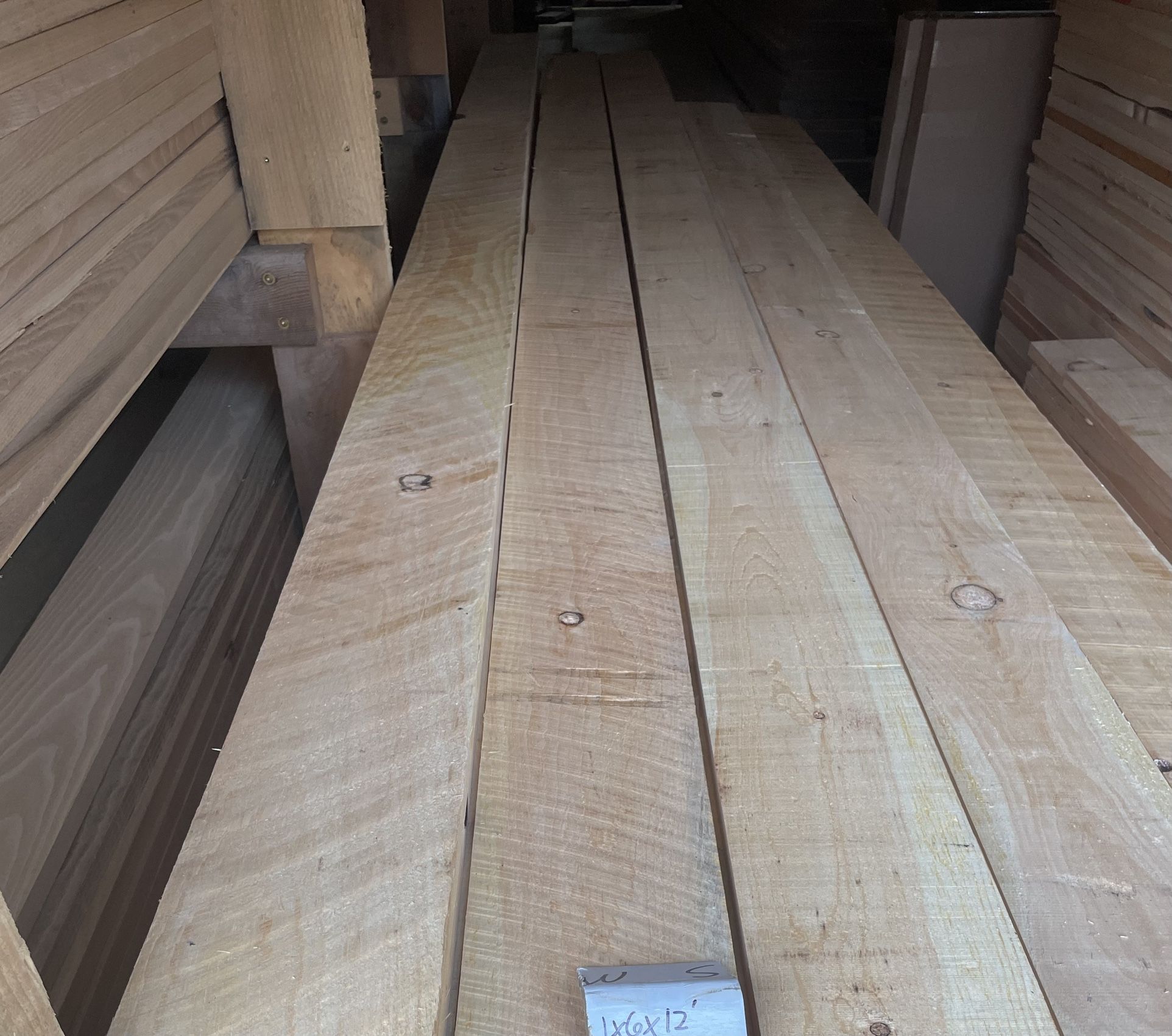 1x6x12’ White Pine Lumber (New Lower Price!)