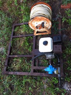 Pest Control Spray Rig on frame