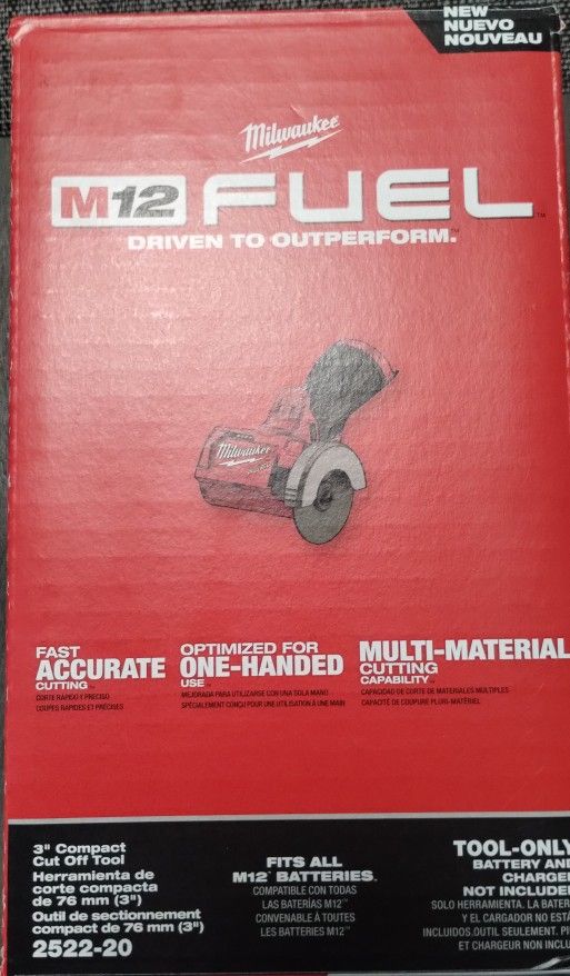 MILWAUKEE 3" COMPACT CUT OFF TOOL NEW