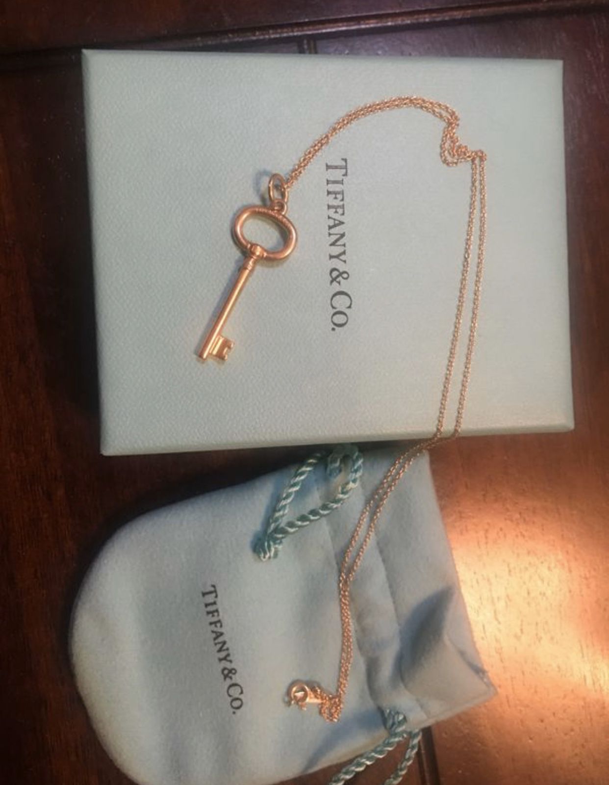 Tiffany key necklace