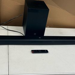 Soundbar and subwoofer