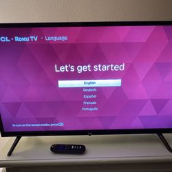 32" TCL Roku TV