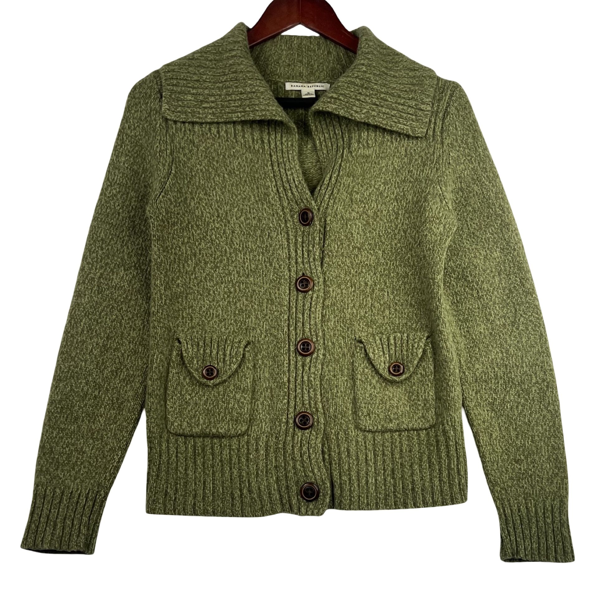 Banana Republic Green Cardigan -M-