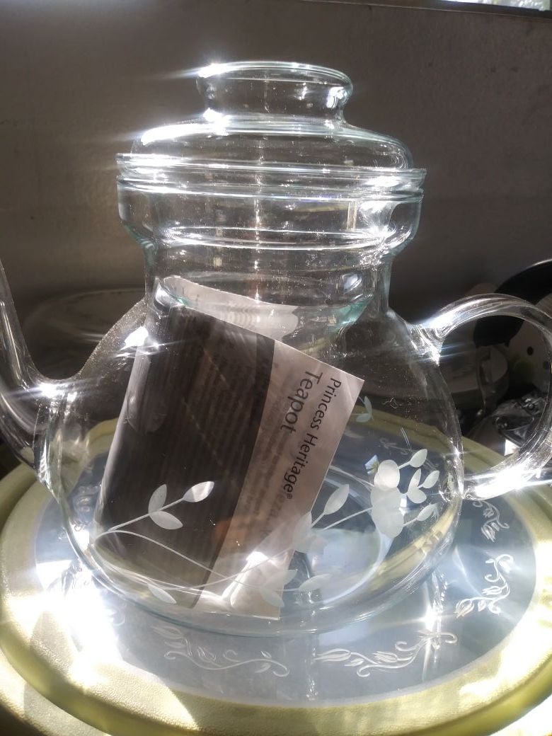 Tetera de cristal princess House