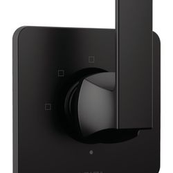 Delta Faucet Velum Black 3-Setting Diverter Trim Kit, Diverter Valve Kit, Black