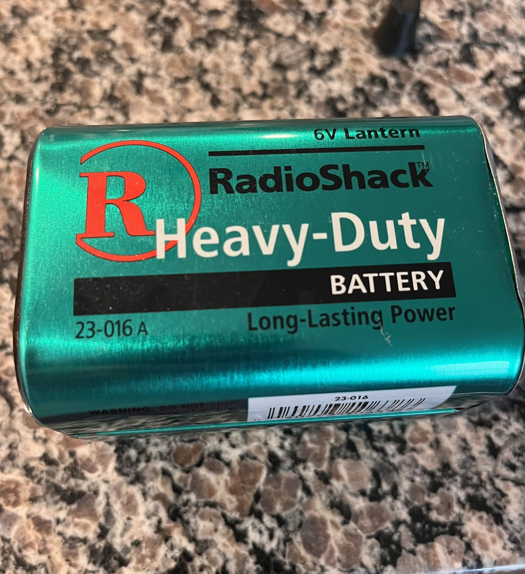 RadioShack 6V Heavy-Duty Battery