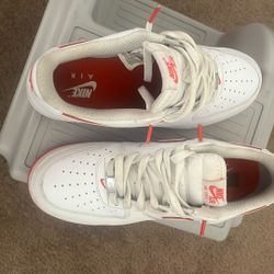 Nike Air Force 1 Low White/Red Outline – Men’s