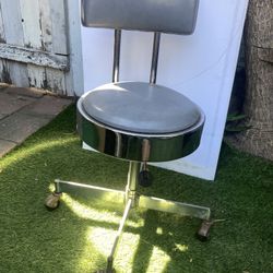 Vintage Industrial Tubular Chrome  Chair