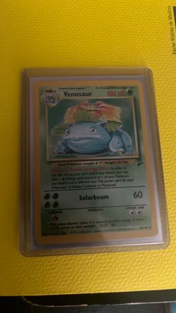 Venusaur 2nd edition Pokémon halo