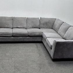 Sectional Couch Charcoal Gray amazing condition, comfy couch. We deliver & setup. 