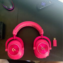 PINK LOGITECH PRO X 2 HEADSET
