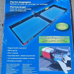 Cargo Carrier Hitch mounted steel tray