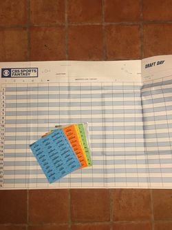Fantasy Football Draft Board