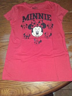 Disney Minnie Mouse Red Graphic T-Shirt