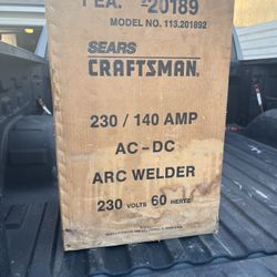Craftsman 230/ 140 Amp Ac/dc Arc Welder 
